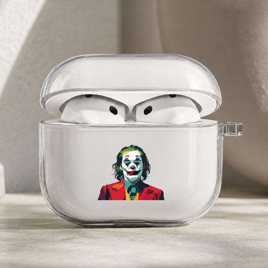 Joker Pop Art Protective Apple AirPods Pro 3 Clear Case | Shockproof Cover