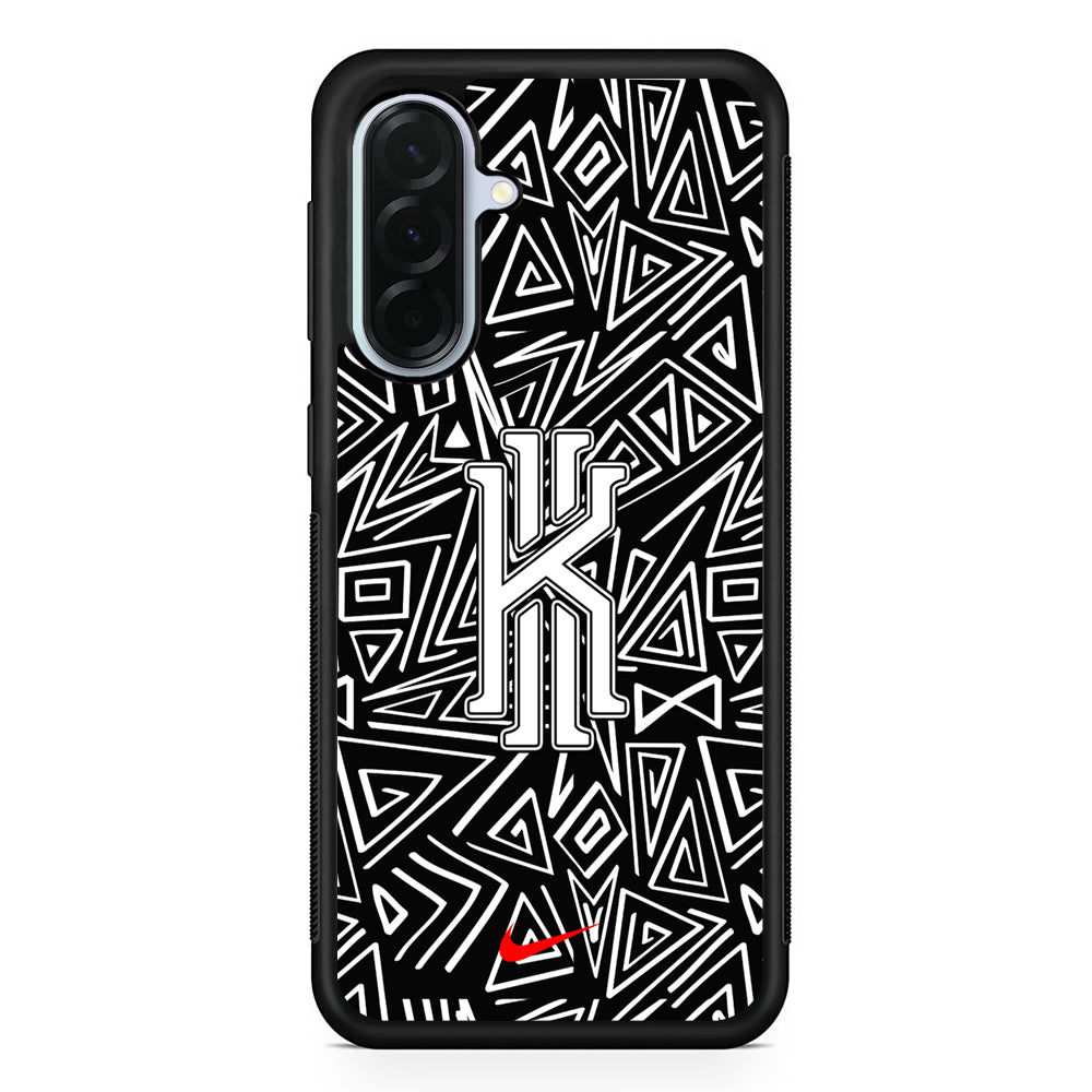 Kyrie Irving Abstract Shapes Samsung Galaxy A36 Case | Durable Samsung Galaxy A36 Protective Case