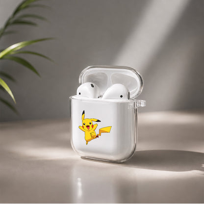 Cute Pikachu Pokemon Protective Clear Case Cover For Apple Airpods | Soft Silicone AirPods 1 / 2 Case | Protective Cover