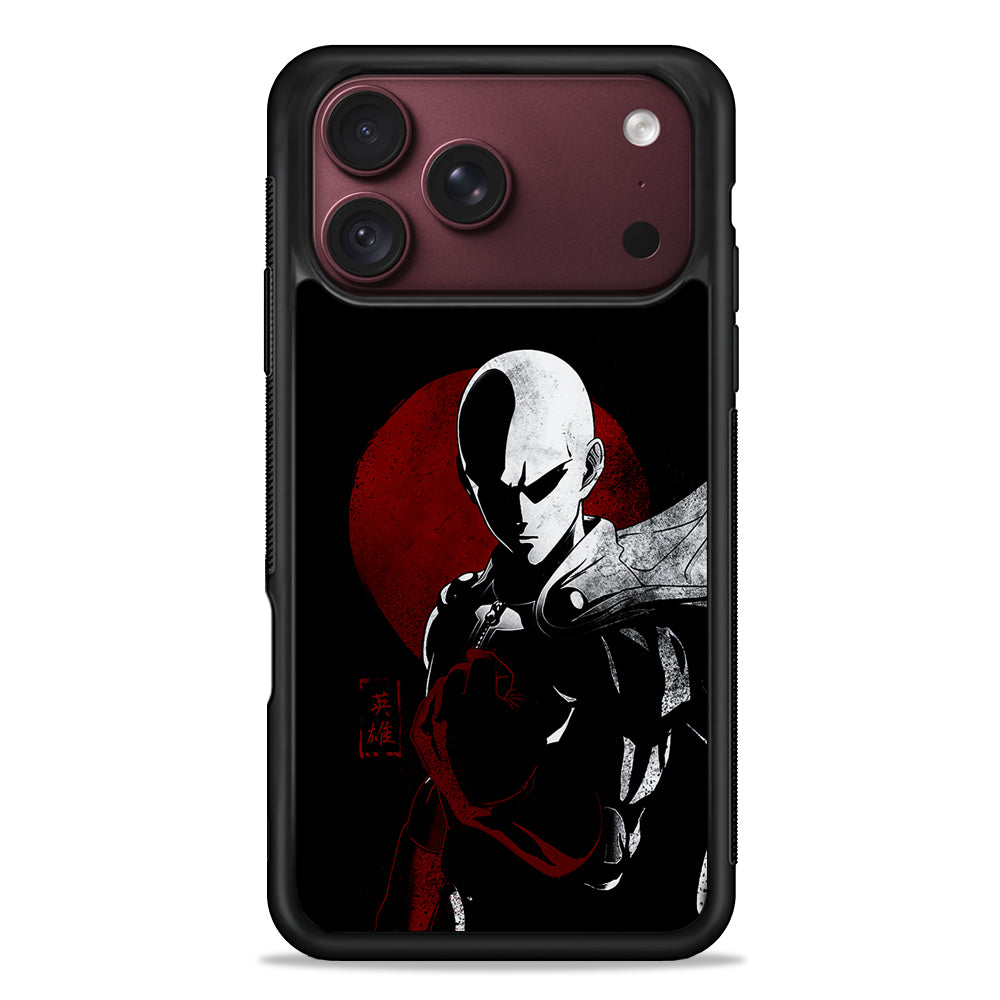 OPM Saitama Invincible iPhone 18 Pro Max Case – Slim Silicone Protective Cover