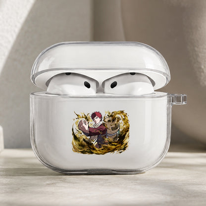 Gaara Battle Stance Protective Apple AirPods Pro 3 Clear Case | Shockproof Cover