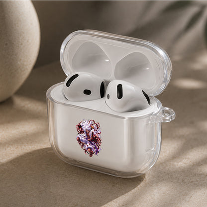 Luffy Sun God Form Protective Apple Airpods 4 Clear Case - Durable Clear Protection