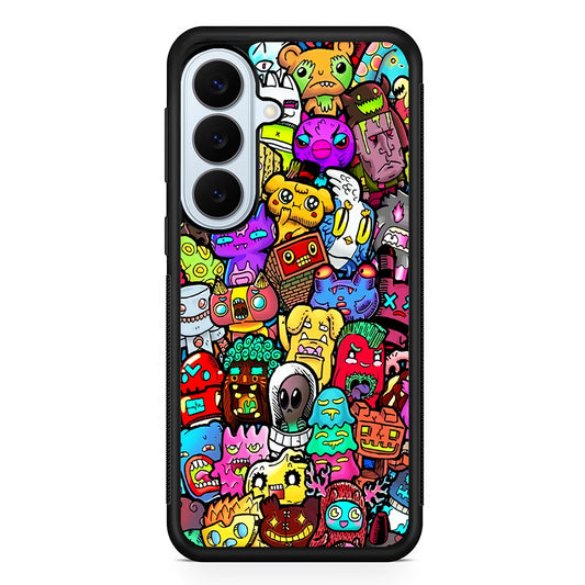 Doodle Cute Character Samsung Galaxy S26 Plus Case | Slim Protective Rubber Cover