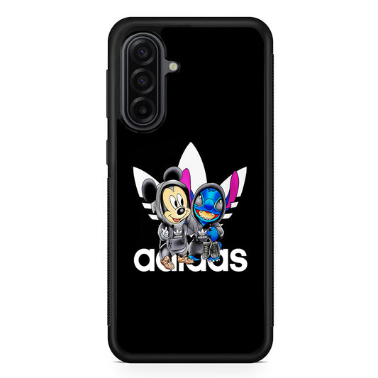 Adidas Stitch X Mickey Mouse Samsung Galaxy A17 Case | Durable Rubber Samsung Galaxy A17 Phone Case