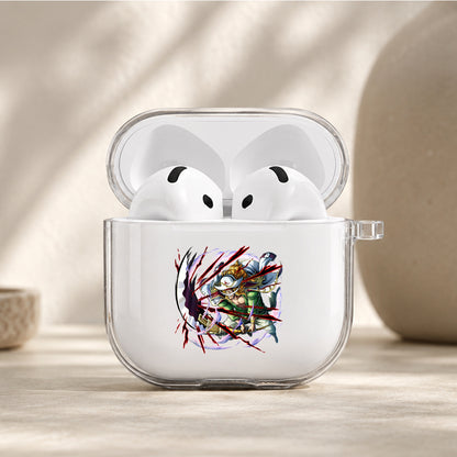 Whitebeard Strongest Man Protective Apple Airpods 4 Clear Case - Durable Clear Protection