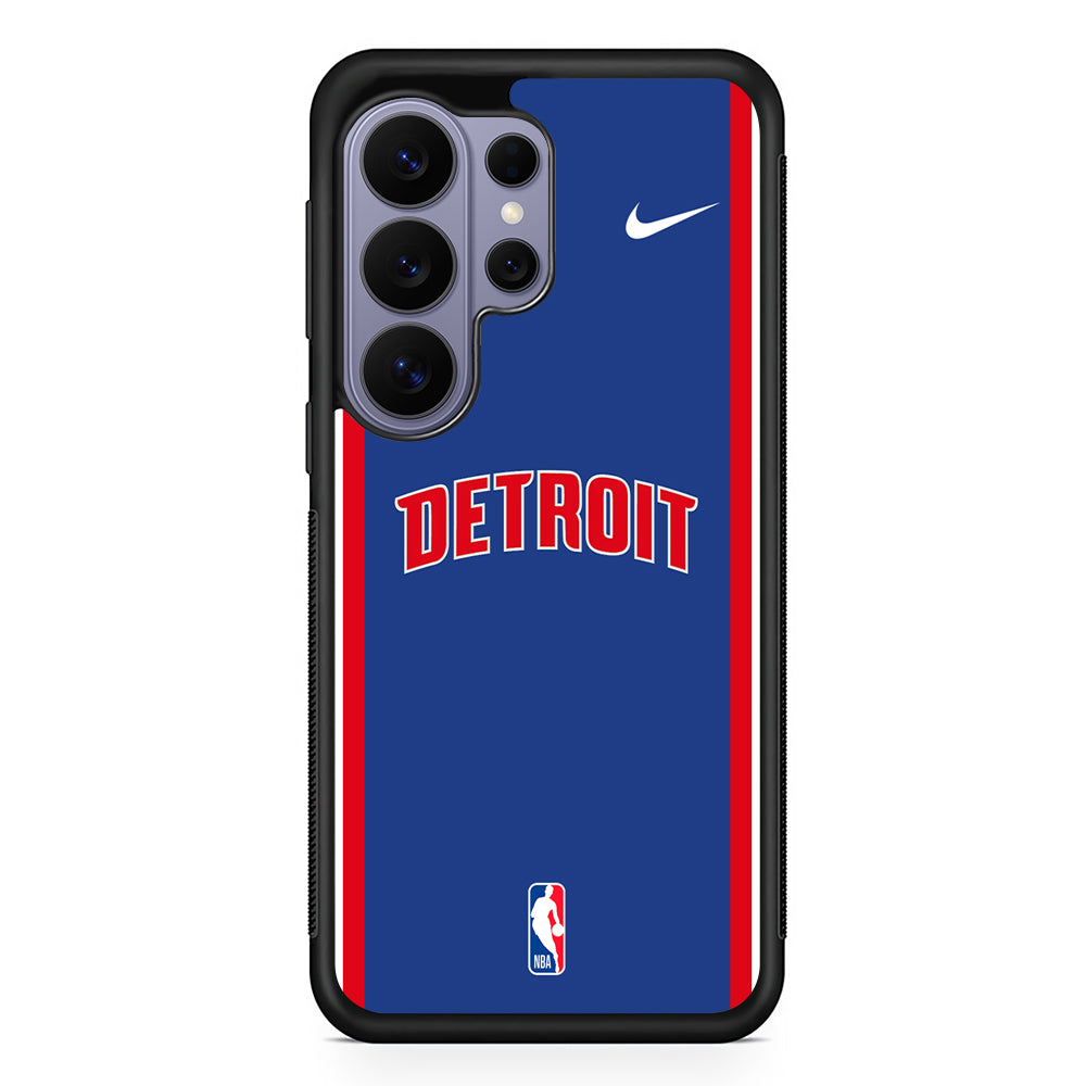 NBA Detroit Pistons Blue Nike Samsung Galaxy S26 Ultra Case | Slim Durable Protective Cover
