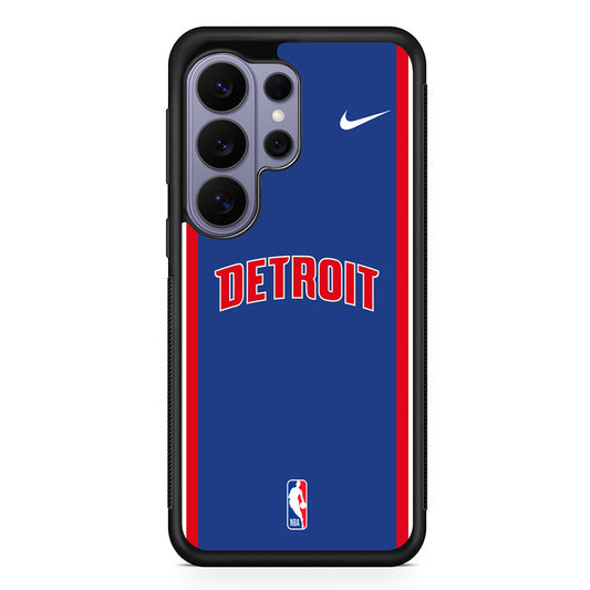 NBA Detroit Pistons Blue Nike Samsung Galaxy S26 Ultra Case | Slim Durable Protective Cover