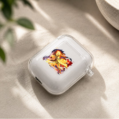 Naruto The Sun and The Moon Protective Clear Case Cover For Apple Airpods | Soft Silicone AirPods 1 / 2 Case | Protective Cover