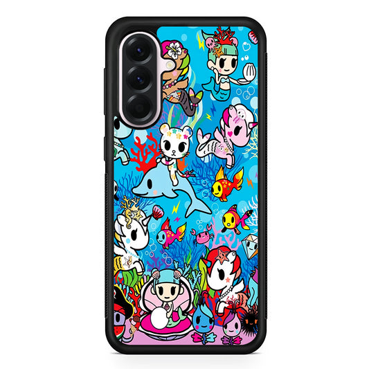Tokidoki Sea Unicorn Samsung Galaxy A56 Case | Samsung Galaxy A56 Protective Rubber Case