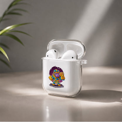 Thanos Mini Cartoon Protective Clear Case Cover For Apple Airpods | Soft Silicone AirPods 1 / 2 Case | Protective Cover