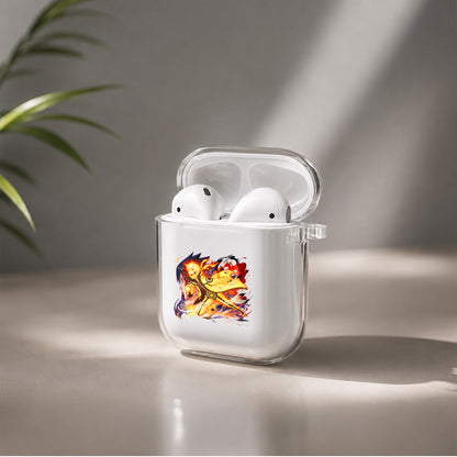 Naruto The Sun and The Moon Protective Clear Case Cover For Apple Airpods | Soft Silicone AirPods 1 / 2 Case | Protective Cover