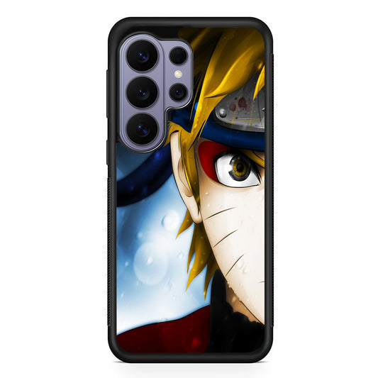 Naruto Half Face Samsung Galaxy S26 Ultra Case | Protective Rubber Cover