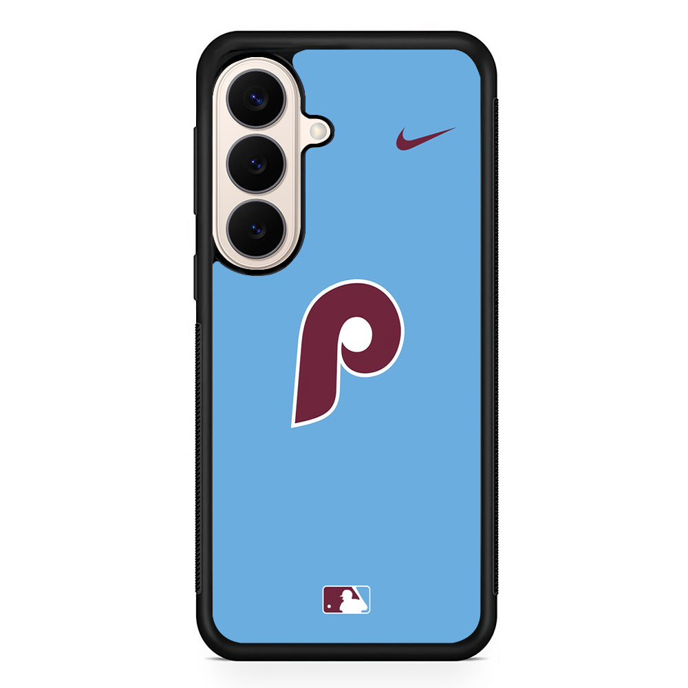 MLB Philadelphia Phillies Blue Nike Samsung Galaxy S26 Case – Slim Protective Phone Cover