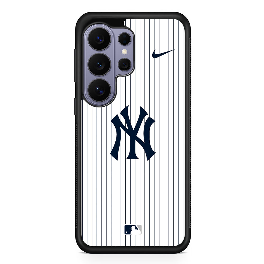 MLB New York Yankees White Nike Samsung Galaxy S26 Ultra Case | Slim Durable Protective Cover