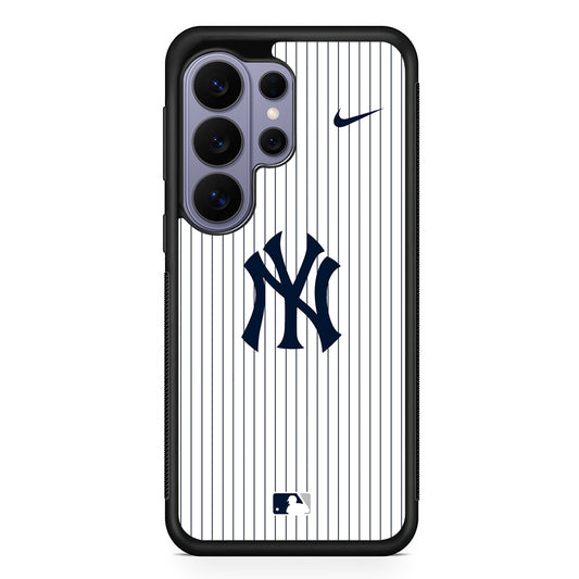 MLB New York Yankees White Nike Samsung Galaxy S26 Ultra Case | Slim Durable Protective Cover