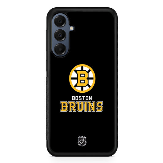 NHL Boston Bruins Black Samsung Galaxy A16 Case | Slim Protective Cover for Samsung Galaxy A16