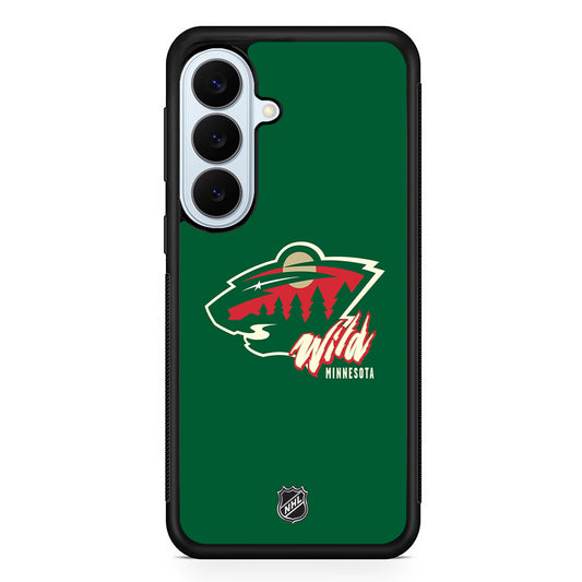 NHL Minnesota Wild Green Samsung Galaxy S26 Plus Case | Slim Protective Rubber Cover