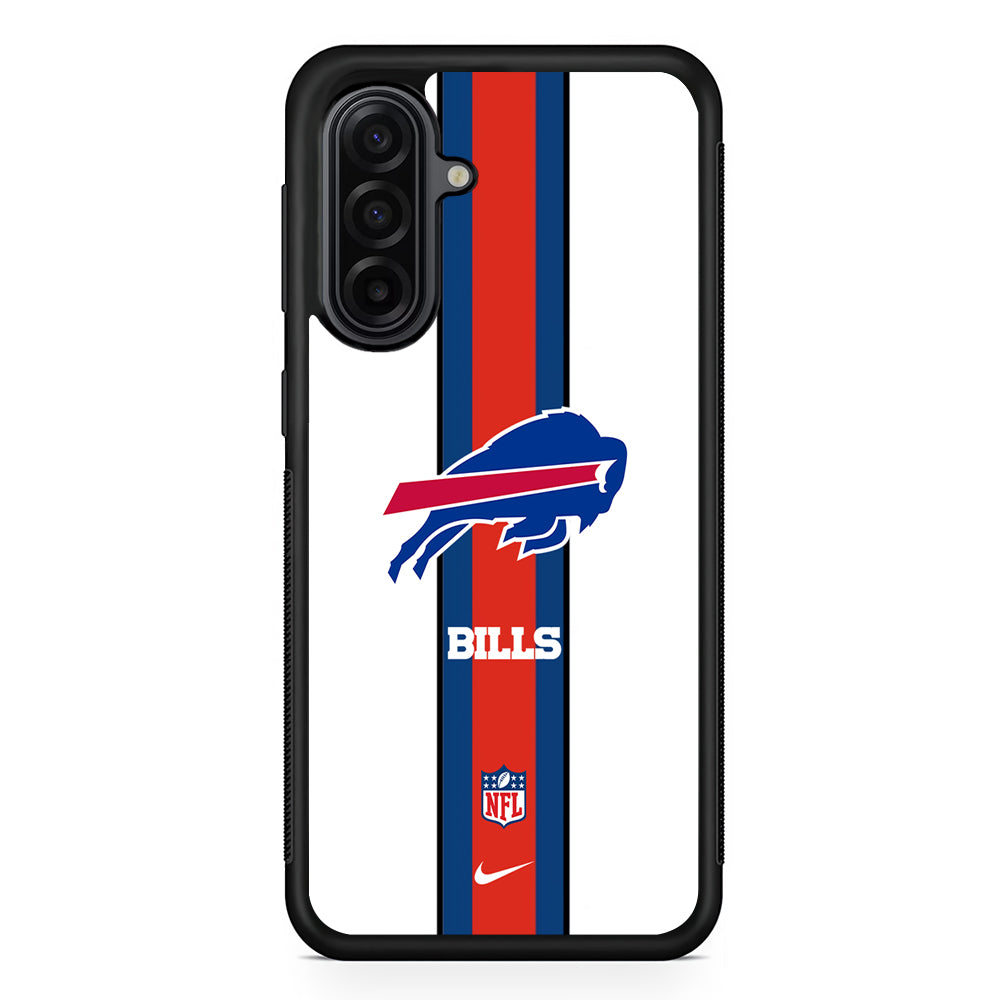 NFL Buffalo Bills Nike Samsung Galaxy A17 Case | Durable Rubber Samsung Galaxy A17 Phone Case