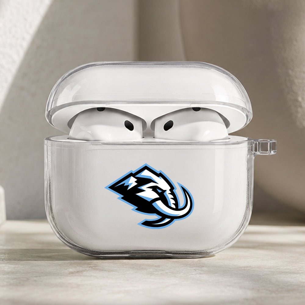 NHL Utah Mammoth Symbol Protective Apple AirPods Pro 3 Clear Case | Shockproof Cover