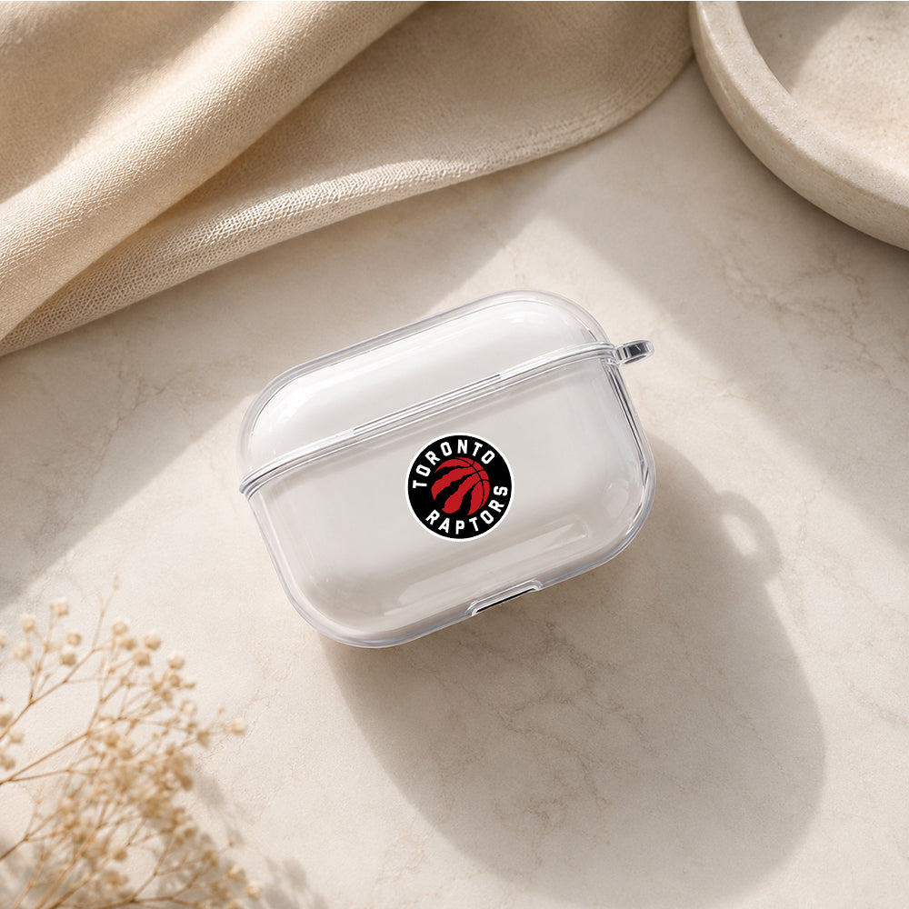 NBA Toronto Raptors Symbol Protective Apple AirPods Pro 3 Clear Case | Shockproof Cover