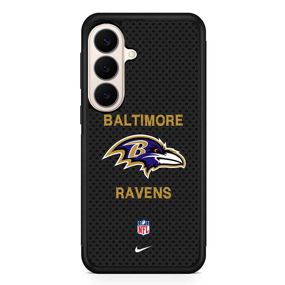 NFL Baltimore Ravens Black Nike Samsung Galaxy S26 Case – Slim Protective Phone Cover