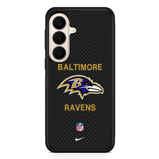 NFL Baltimore Ravens Black Nike Samsung Galaxy S26 Case – Slim Protective Phone Cover