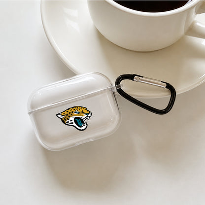 NFL Jacksonville Jaguars Symbol Protective Apple AirPods Pro 3 Clear Case | Shockproof Cover