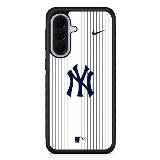 MLB New York Yankees White Nike Samsung Galaxy A37 Case | Samsung Galaxy A37 Rubber Protective Case