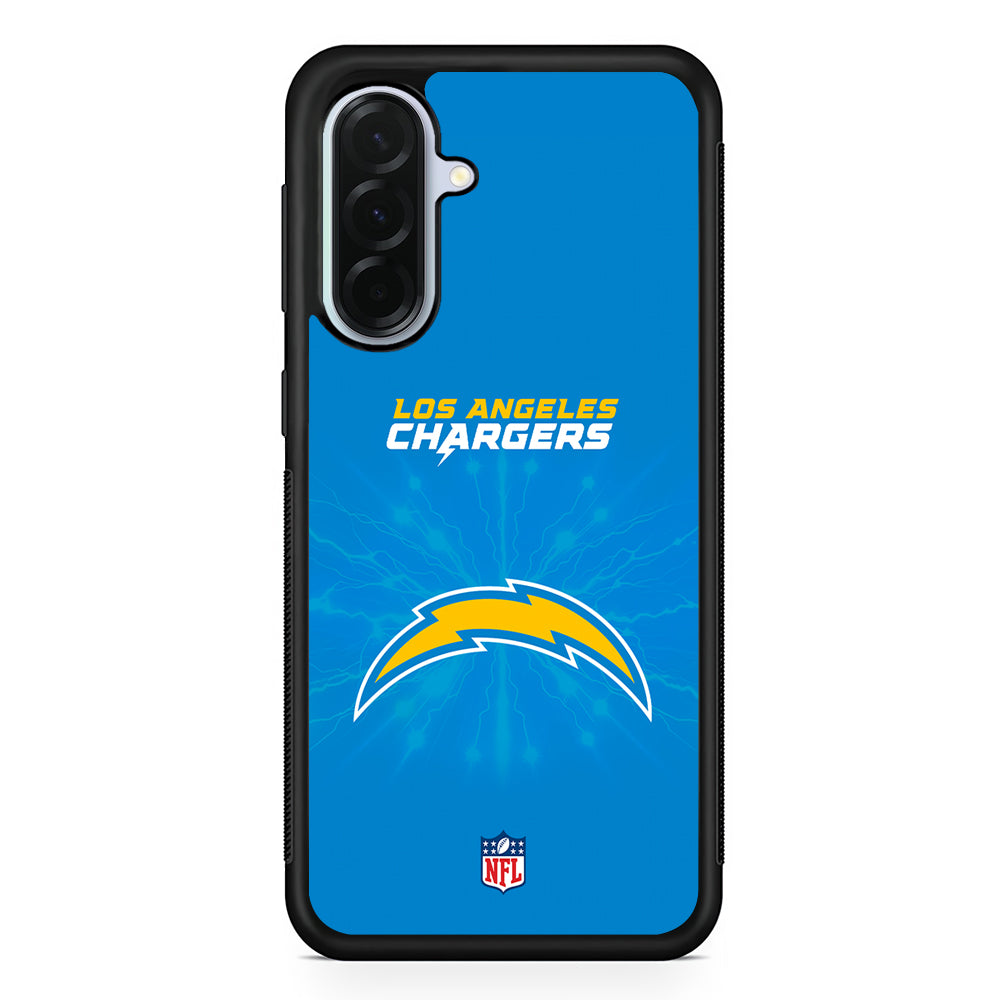 NFL Los Angeles Chargers Blue Samsung Galaxy A36 Case | Durable Samsung Galaxy A36 Protective Case