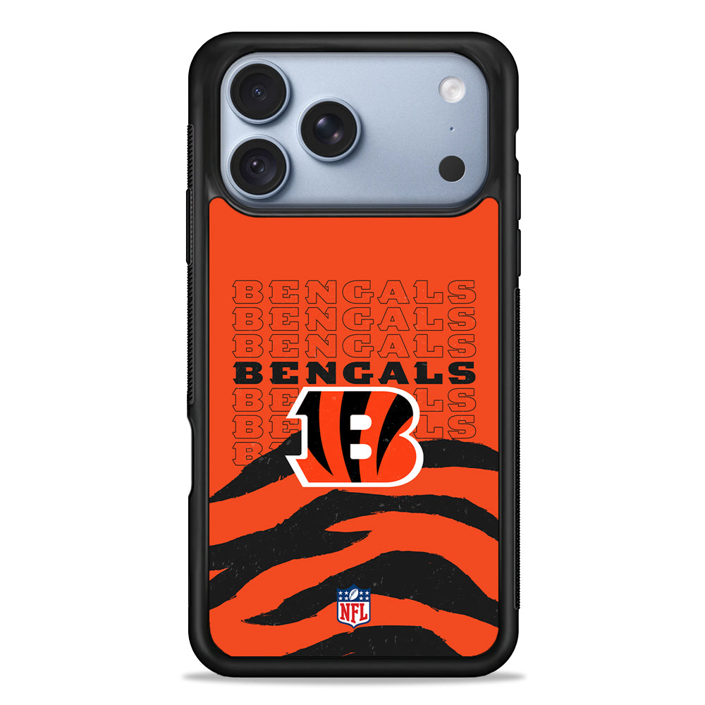 NFL Cincinnati Bengals Team Logo iPhone 18 Pro Case - iPhone 18 Pro Silicone Case