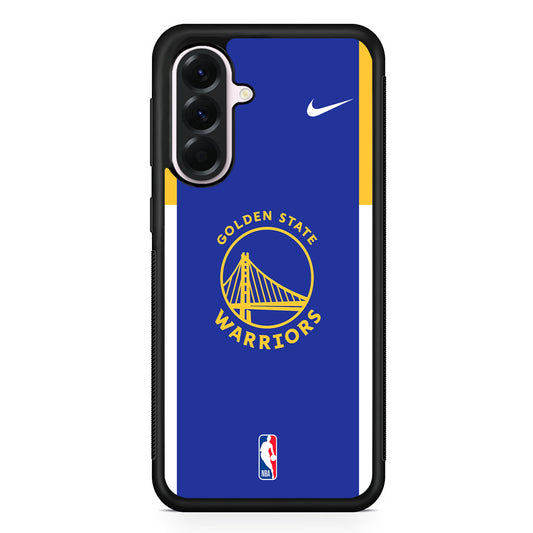 NBA Golden State Warriors Blue Nike Samsung Galaxy A56 Case | Samsung Galaxy A56 Protective Rubber Case