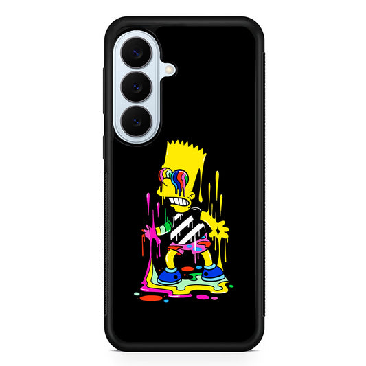 Bart Simpson Painting Samsung Galaxy S26 Plus Case | Slim Protective Rubber Cover