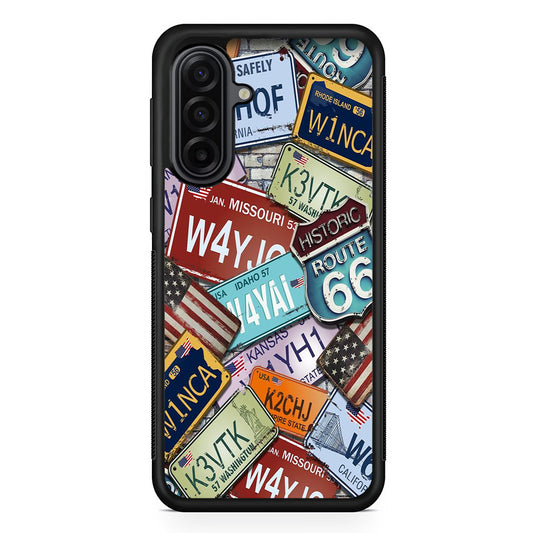 Street Signs USA Samsung Galaxy A17 Case | Durable Rubber Samsung Galaxy A17 Phone Case