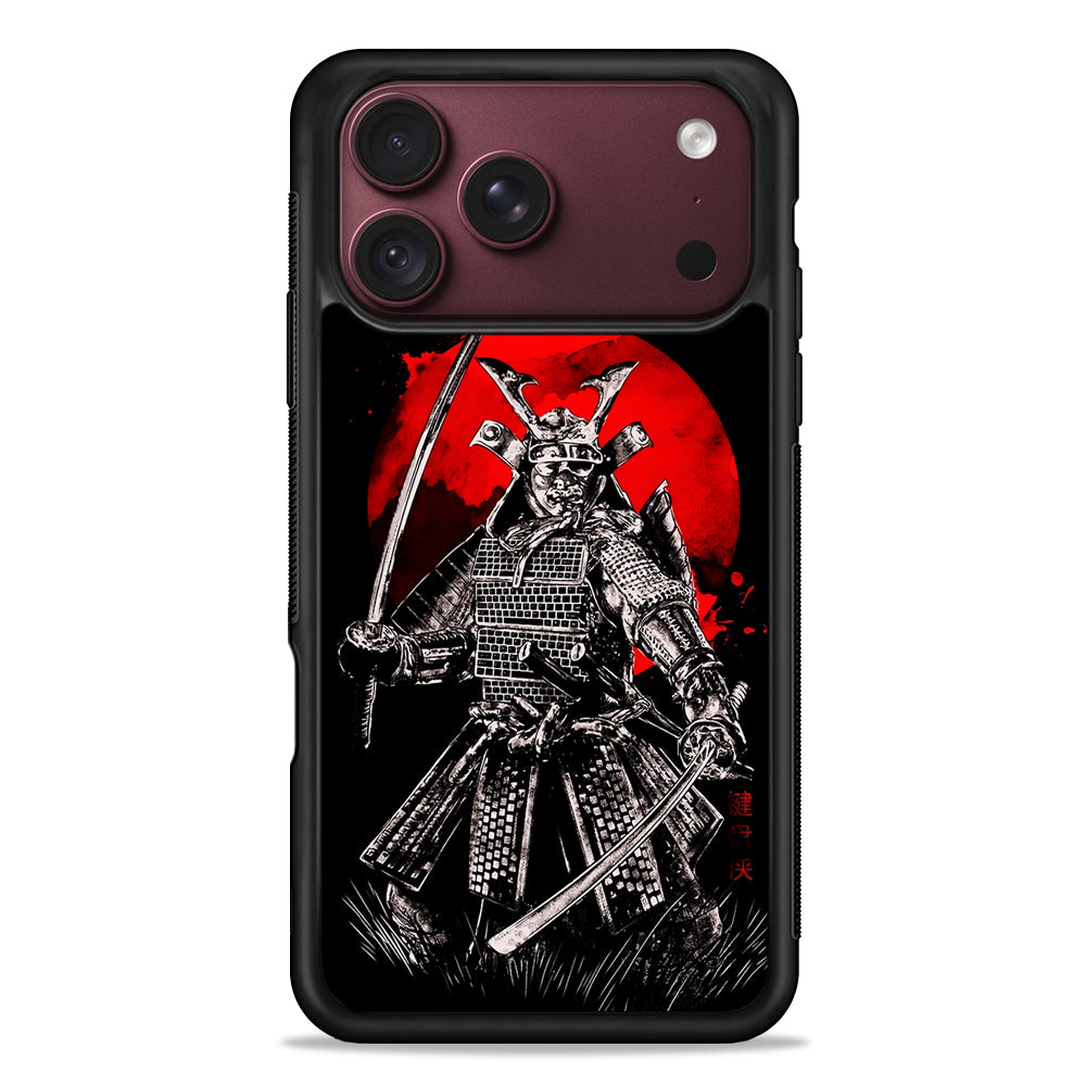 Samurai Two Swords iPhone 18 Pro Max Case – Slim Silicone Protective Cover