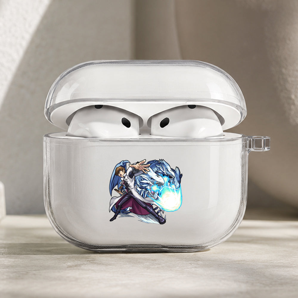 Yu-Gi-Oh Seto Kaiba Protective Apple AirPods Pro 3 Clear Case | Shockproof Cover