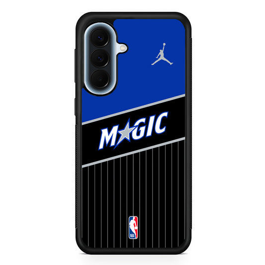 NBA Orlando Magic Black Jordan Samsung Galaxy A57 Case | Slim Samsung Galaxy A57 Protective Case