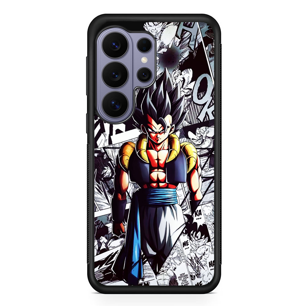 Gogeta Comic Collage Samsung Galaxy S26 Ultra Case | Protective Rubber Cover