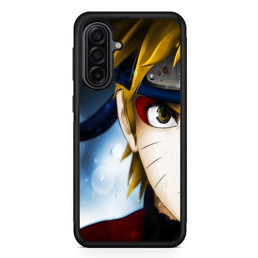 Naruto Half Face Samsung Galaxy A17 Case | Durable Rubber Samsung Galaxy A17 Phone Case