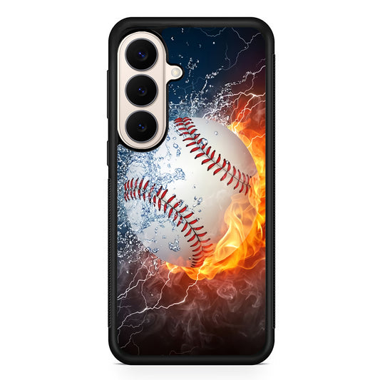 Baseball Ball Cool Art Samsung Galaxy S26 Case | Durable Protective Rubber Cover