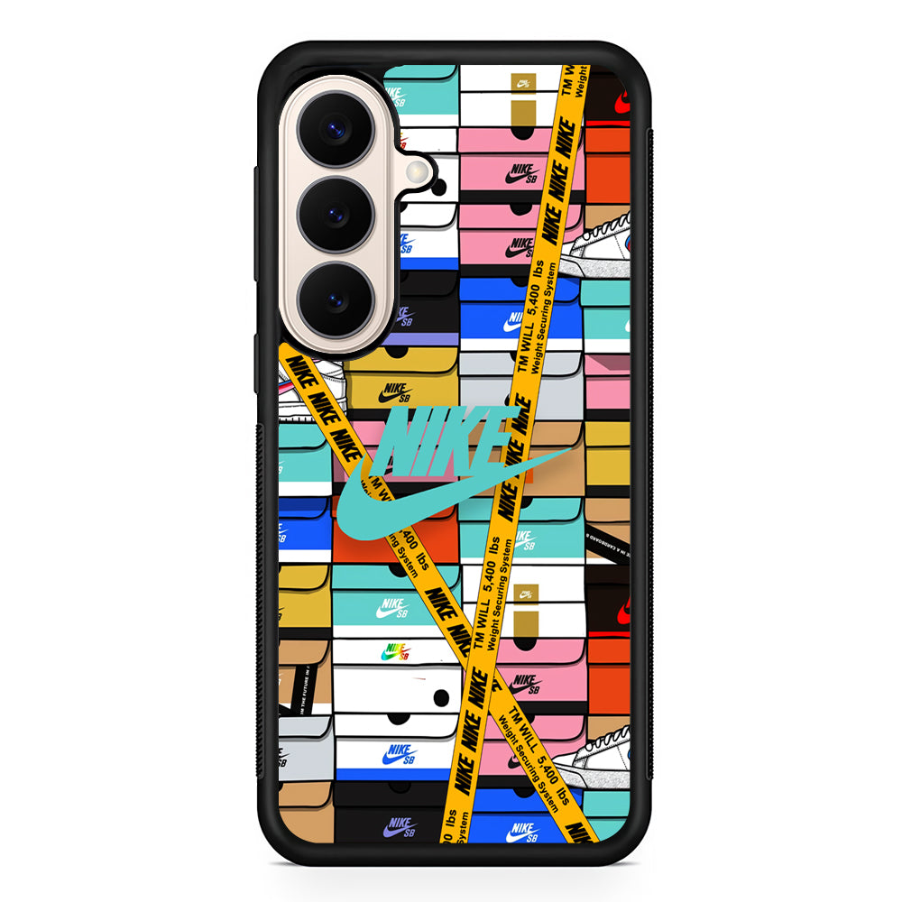 Nike Box Shoes Collage Samsung Galaxy S26 Case – Slim Protective Phone Cover