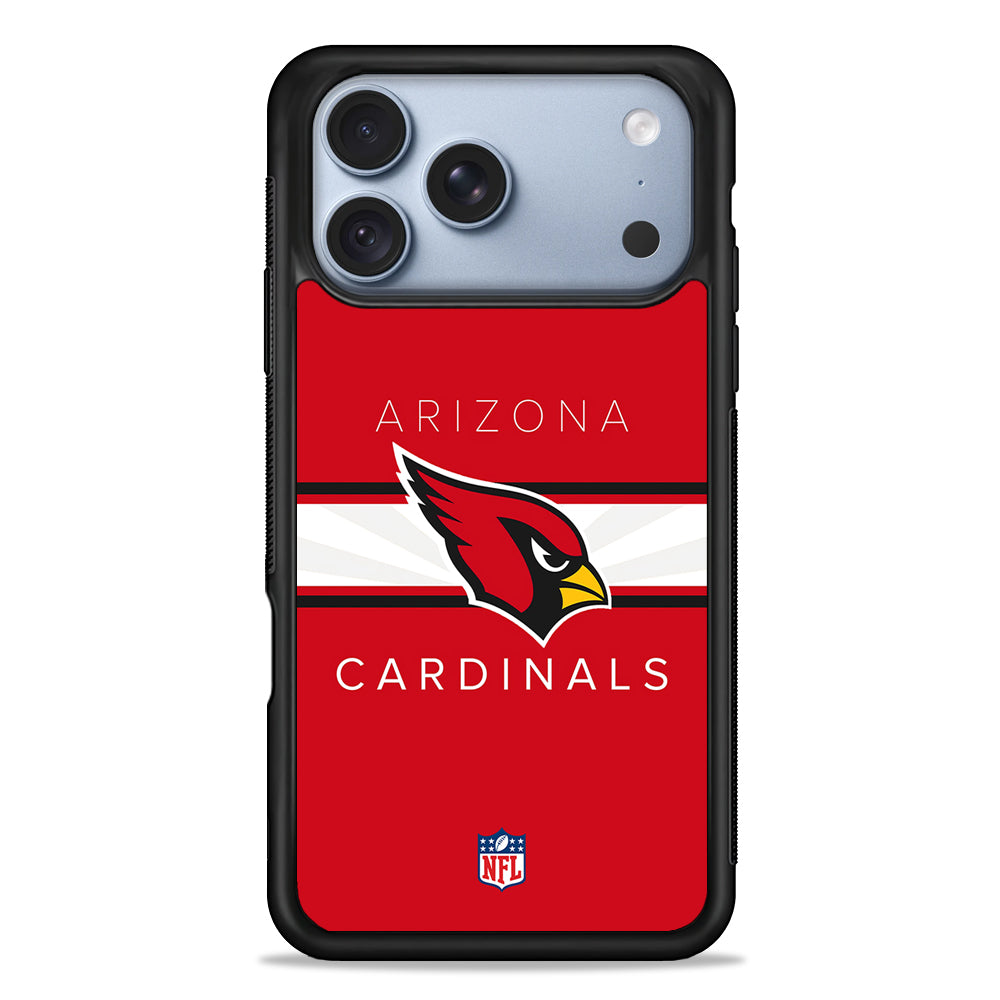 NFL Arizona Cardinals Team Logo iPhone 18 Pro Case - iPhone 18 Pro Silicone Case
