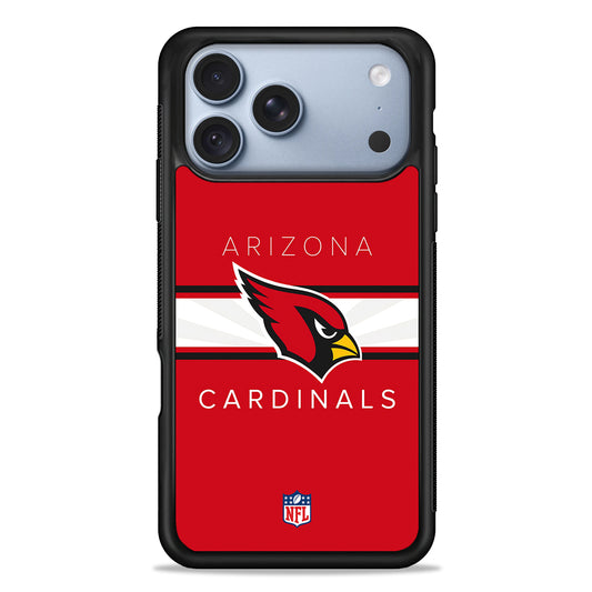 NFL Arizona Cardinals Team Logo iPhone 18 Pro Case - iPhone 18 Pro Silicone Case