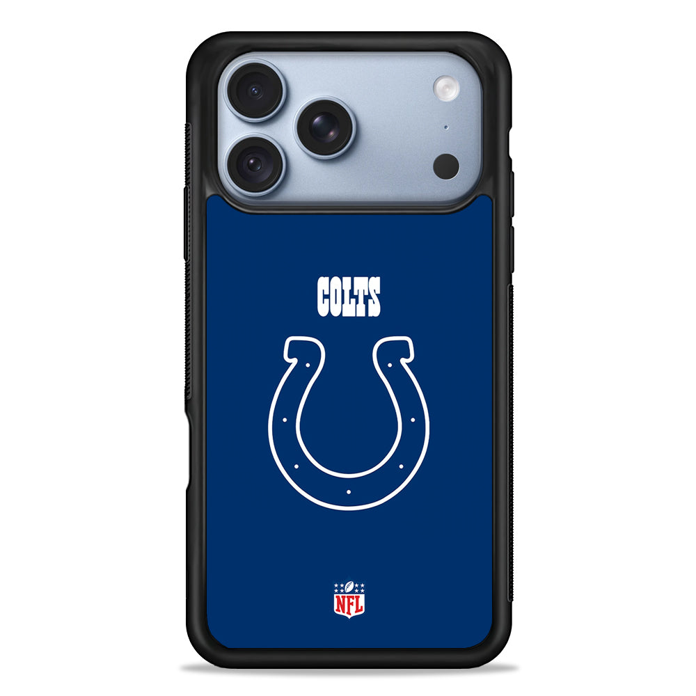 NFL Indianapolis Colts Team Logo iPhone 18 Pro Case - iPhone 18 Pro Silicone Case