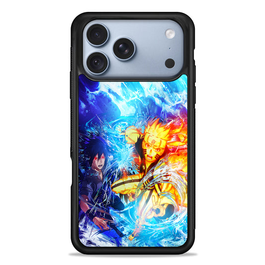 Naruto Sasuke Together iPhone 18 Pro Case - iPhone 18 Pro Silicone Case