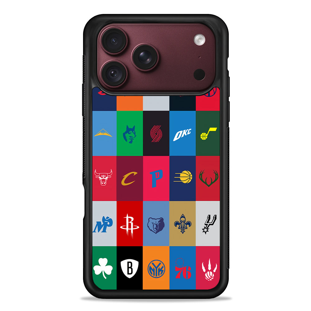 NBA Team Logos iPhone 18 Pro Max Case – Slim Silicone Protective Cover