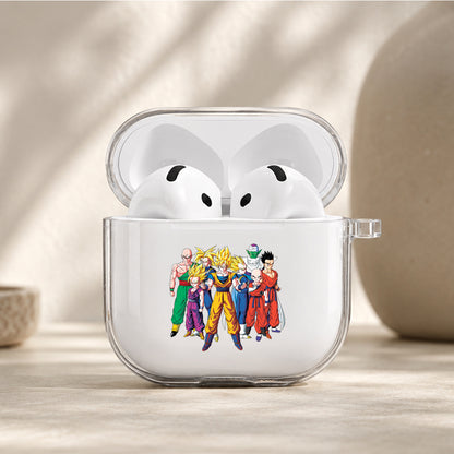 Dragon Ball Z The Z Fighters Protective Apple Airpods 4 Clear Case - Durable Clear Protection
