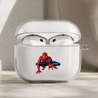 Spider-Man Classic Style Protective Apple AirPods Pro 3 Clear Case | Shockproof Cover