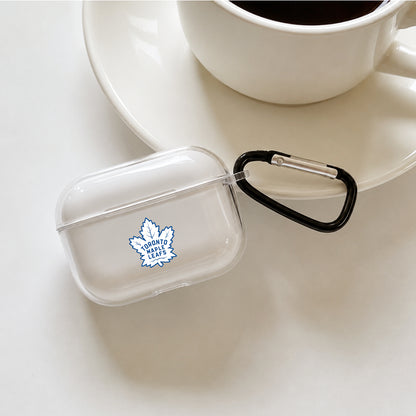 NHL Toronto Maple Leafs Symbol Protective Apple AirPods Pro 3 Clear Case | Shockproof Cover