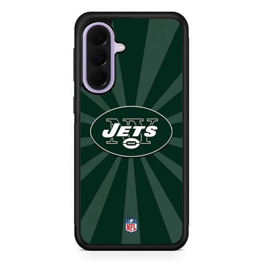 NFL New York Jets Green Samsung Galaxy A37 Case | Samsung Galaxy A37 Rubber Protective Case