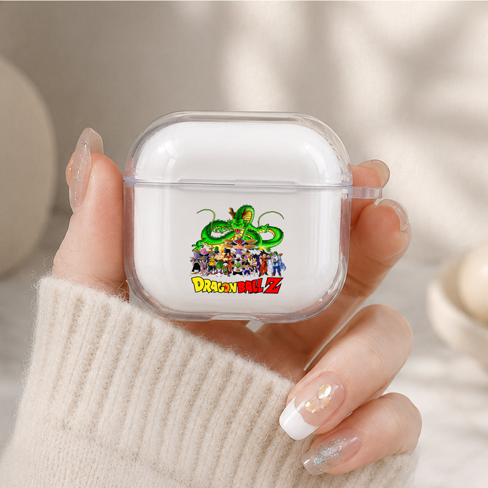 Dragon Ball Z Family Protective Apple Airpods 4 Clear Case - Durable Clear Protection